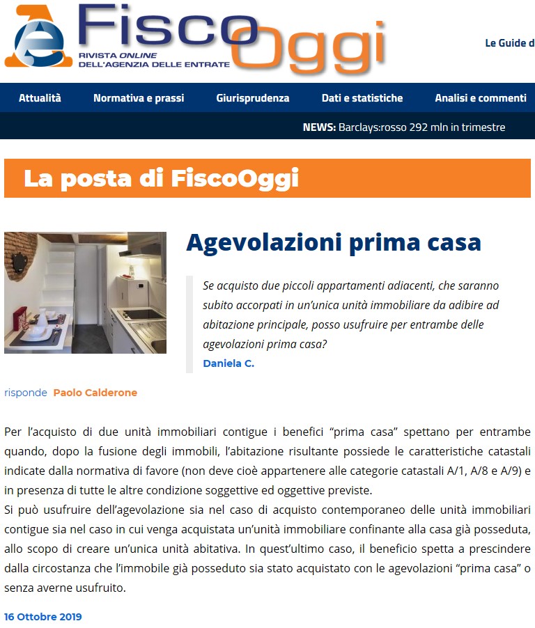 Fisco Oggi