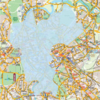 Mappa delle zone del centro di Roma soggette ad aggiornamento della rendita